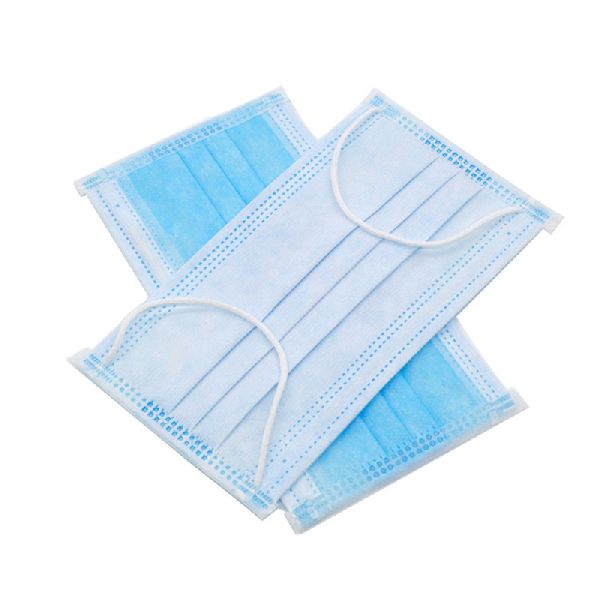 3 Ply Face Mask, for Clinical, Hospital, Personal, Color : Blue