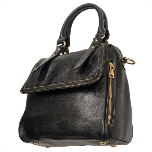 Ladies Black Leather Bag, for Formal Wear, Size : Mulltisize