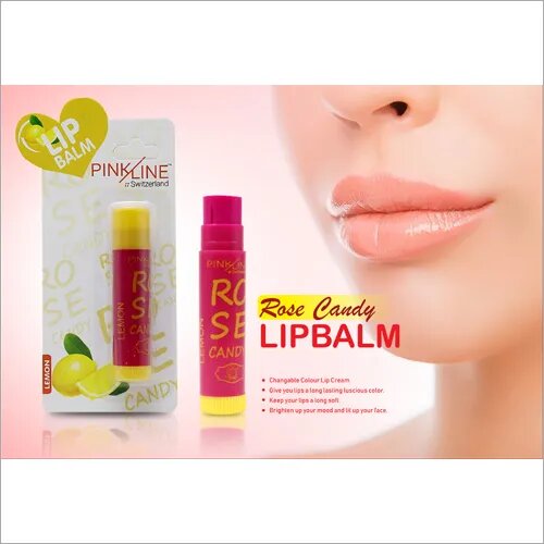 Rose Candy Lip Balm, Packaging Type : Glass Bottle, Feature : Best Quality, Nice Aroma
