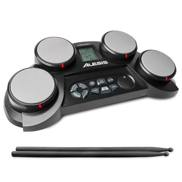 Alesis CompactKit 4-Pad Portable Tabletop Drum Kit (Multicolor)