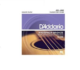 D’Addario Acoustic Custom Light Guitar Strings