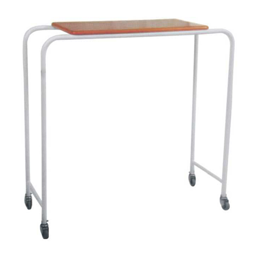 Polished Plain Mild Steel Hospital Overbed Table, Feature : Easy To Assemble, Rust Proof