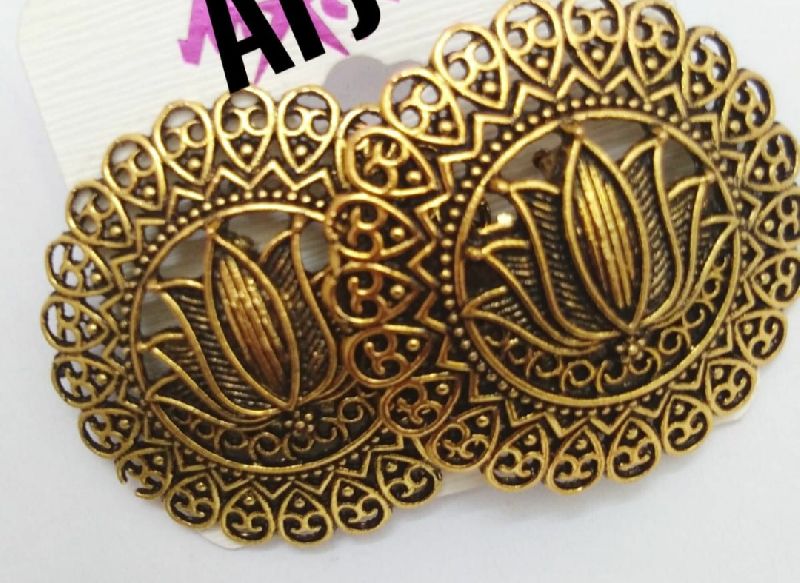 Polished Brass Oxidized goldoxi jewellery, Occasion : Daily Wear, Party Wear, Wedding Wear