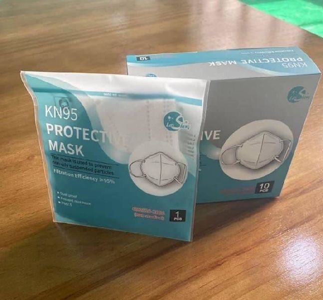 Cotton KN95 face mask, for Beauty Parlor, Clinic, Clinical, Food Processing, Pharmacy, rope length : 4inch