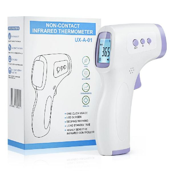 Battery Plastic Digital Infrared Thermometer, for Monitor Temprature, Length : 5-10cm