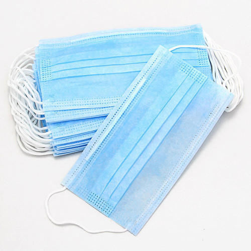 Non Woven Disposable Face Mask, for Clinical, Hospital, Laboratory, Color : Blue