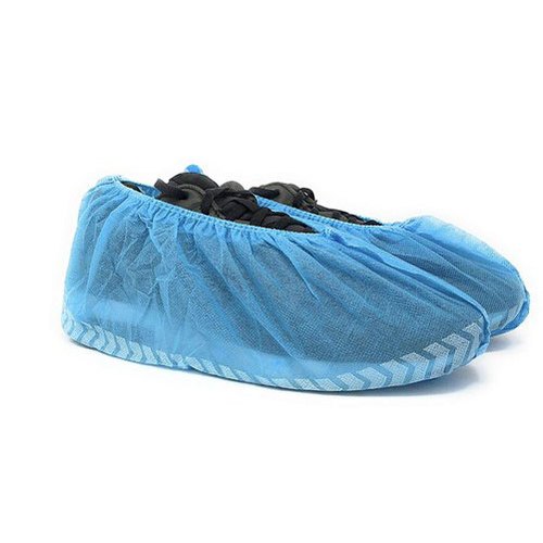 Non Woven Disposable Shoe Cover, for Clinical, Hospital, Laboratory, Pattern : Plain