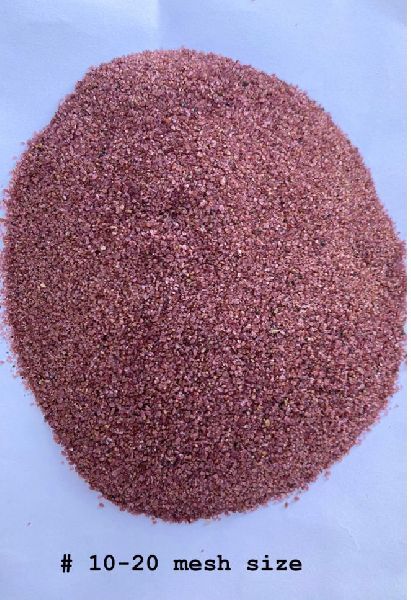 10-20 Mesh Garnet Abrasive, for In Waterjet Cutting, Sand Blasting, Water Filtration, Etc., Color : Red