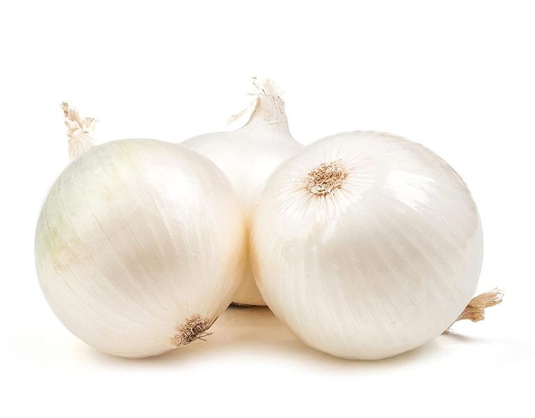 Organic Fresh White Onion, for Cooking, Snacks, Packaging Type : Gunny Bags