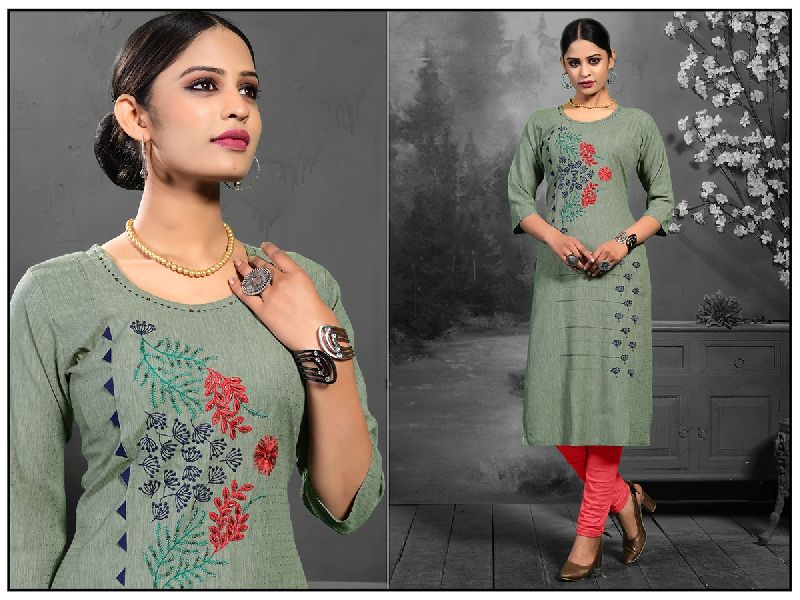 Details more than 75 rayon material kurtis latest