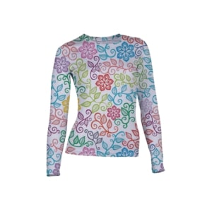 Printed Cotton Ladies AOP T-Shirt, Size : M, XL, XXL