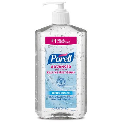 PURELL Advanced Hand Sanitizer Gel 20 Fl Oz Table Top Pump Bottle