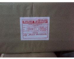 100 % cotton Rolled Bandage, for Hospital, Packaging Type : dozen pack
