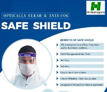 PET Face Shield, for Industry, Laboratories, Manufacturing Units, Pharma Industry, Pattern : Plain