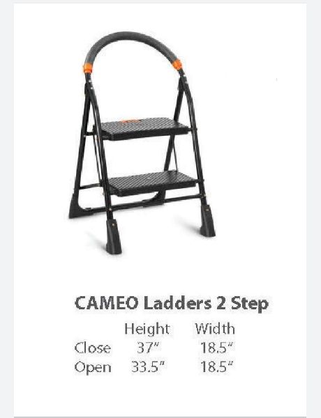 Polished Aluminum Cameo 2 Step Ladder, Feature : Fine Finishing, Light Weight, Non Breakable, Rust Proof