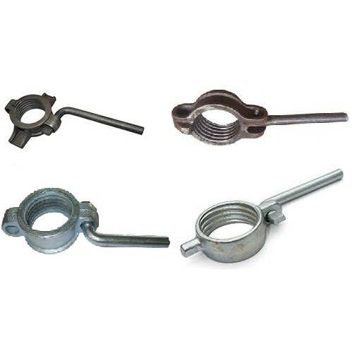 Round Iron Prop Nut, for Construction, Color : Silver, Natural