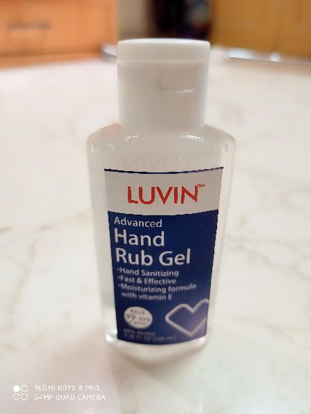 Luvin hand sanitizer, Packaging Size : 100ml