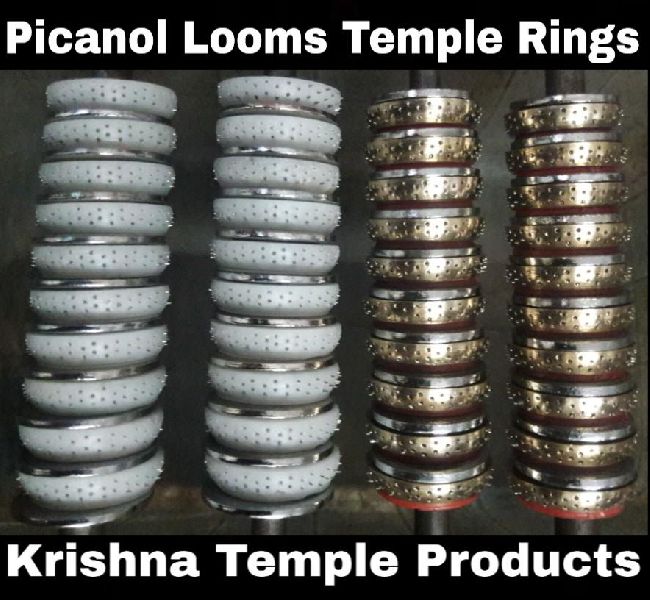 picanol looms 4 row nylon and brass pinned rings and ellips washer