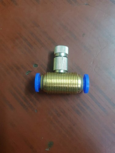 Polished Brass Mist Nozzle Connector, Packaging Type : Paper Boxes