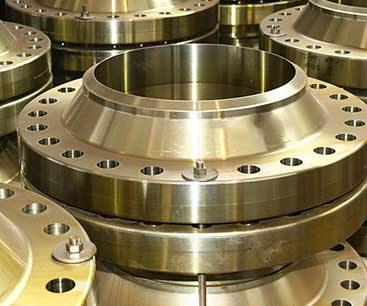Round Polished Copper Nickel Flanges, for Fittings, Feature : Accuracy Durable