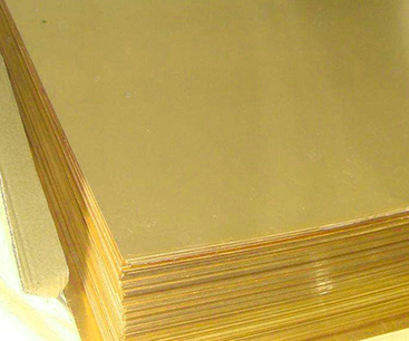Rectangular Polished Copper Nickel Sheets, for Industrial Use, Color : Golden