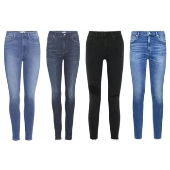 Plain Cotton ladies jeans, Technics : Machine Made
