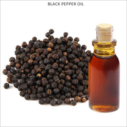 Organic Black Pepper Oil, for Cooking, Form : Liquid