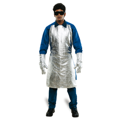 Full Sleeve Alumunised Coat Fire Proximity Suit, for Constructional Use, Industrial, Size : XL