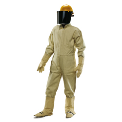 Full Sleeve Aramid Fire Proximity Suit, for Constructional Use, Industrial, Size : XL