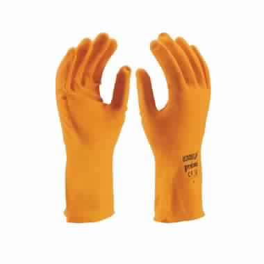 100% Cotton Yellow Reusable Gloves, Size : Standard