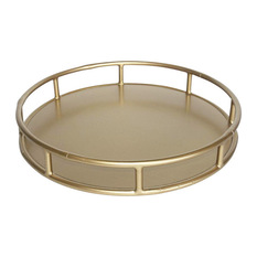 Round Metal Tray, for Food Serving, Size : Multisize