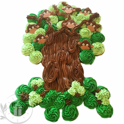 Monkey Tree Chocolate Cake