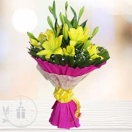 Organic Yellow Lily Flower, Feature : Gluten Free