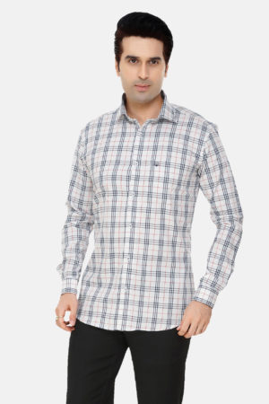Donzell White Pure Cotton Formal Shirt, Size : Xl