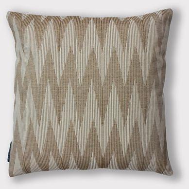 Hand crafted Jacquard Beige Cushion Cover