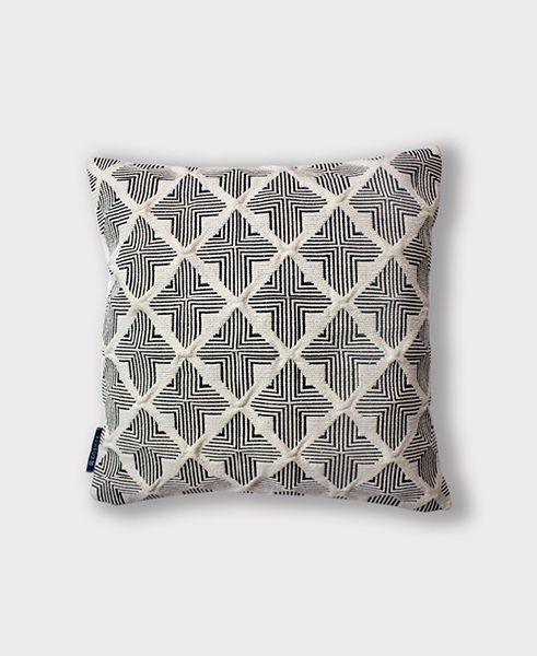Hand crafted Jacquard star Cushion Cover