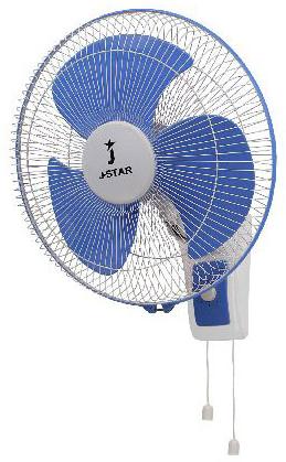 Electric Aluminium /Copper Winding Wall Mounted Fan, Blade Material : Plastic