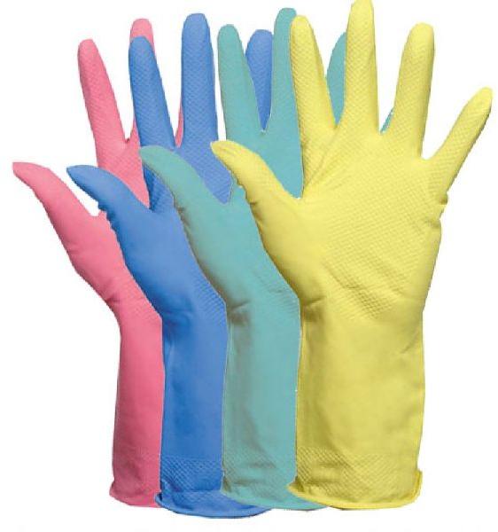 latex rubber hand gloves