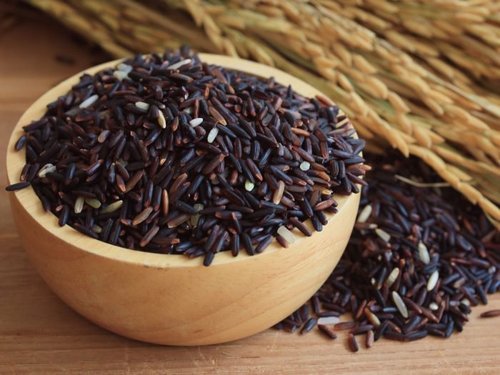 Organic black rice, for Human Consumption, Certification : FSSAI Certified