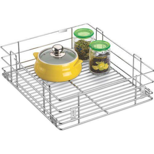 Stainless Steel Rectangular Kitchen Basket, Feature : Superior Finish