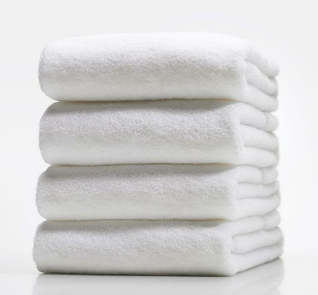 Plain Cotton Hotel Bath Towels, Size : Standard