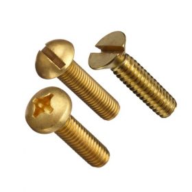 Brass Screws, Length : 10-20cm