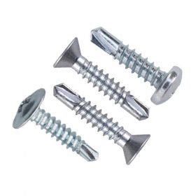 Carbon Steel Drilling Screws, for Watertight Joints, Length : 1-10mm