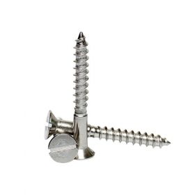 Stainless Steel Slotted Wood Screws