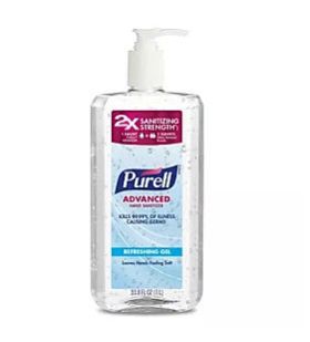 1 Liter Purell Advanced Hand Sanitizer Refreshing Gel