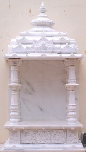 Polished Marble Temple, for Home, Offices, Size : Standard