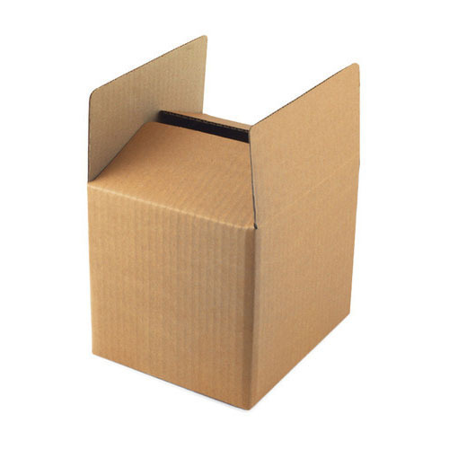 Plain 3 ply Corrugated Boxes, Color : Brown