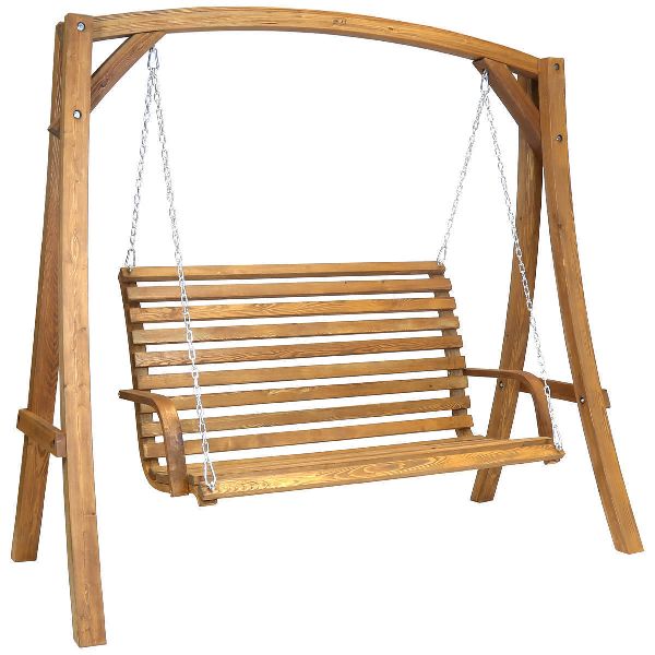 Polished Wooden Garden Swing, for Outdoor Furniture, Style : Modern