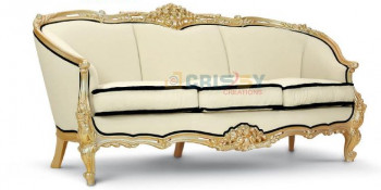 wooden sofa