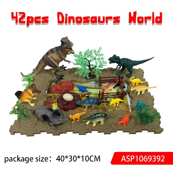 PT 42pcs dinosaur set